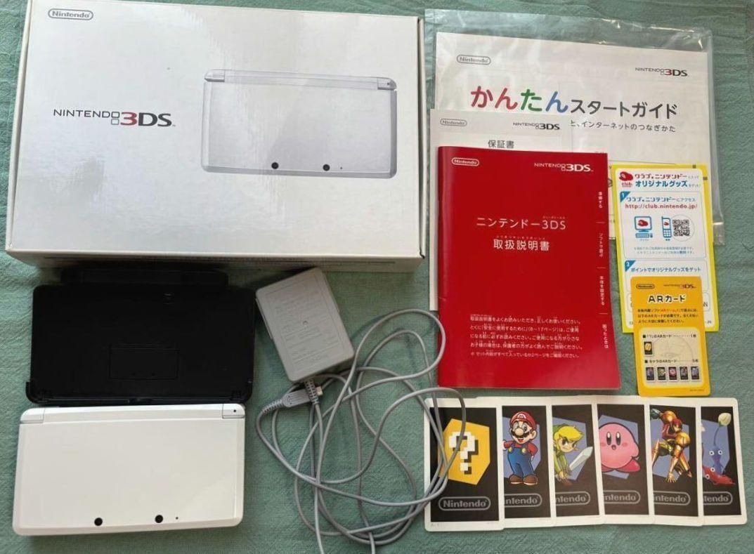 3ds ホワイト アダプタなし 中古 オマケ ソフト ニンテンドー3DS LL:ミント×ホワイト(SPRSMAAA) 中古ゲーム