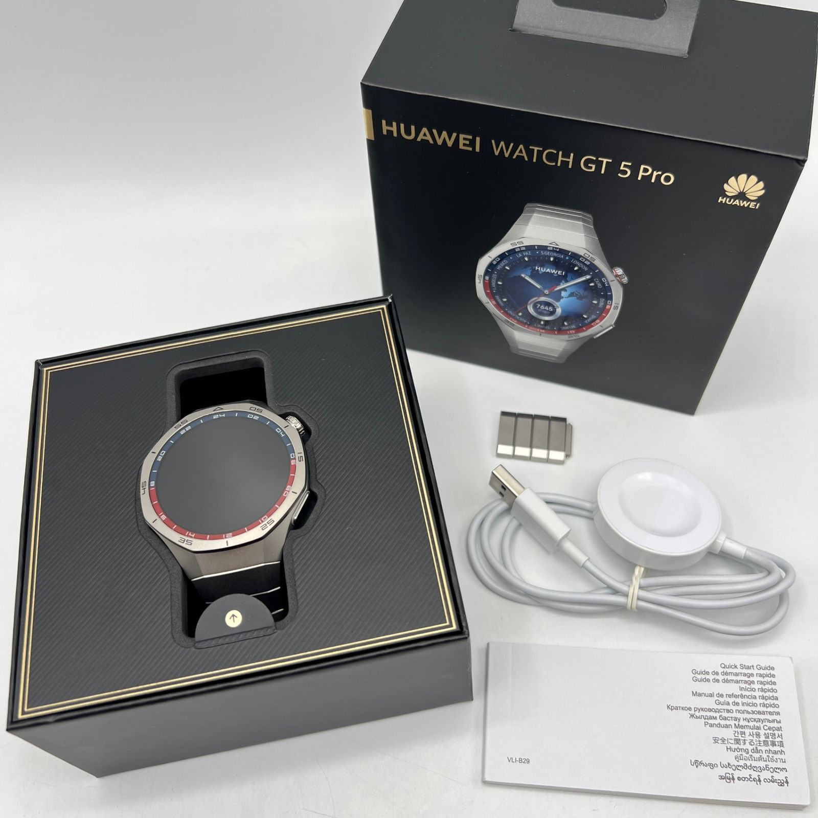 HUAWEI WATCH GT5 Pro 46mm VLI-B29 チタニウム スマートウォッチ ファーウェイウォッチ 本体