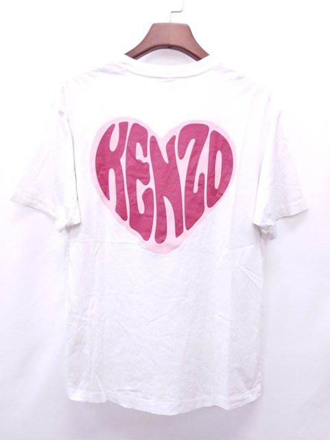 KENZO ハートロゴ Tシャツ Sサイズ ホワイト KENZO ハートロゴ Tシャツ Sサイズ ホワイト