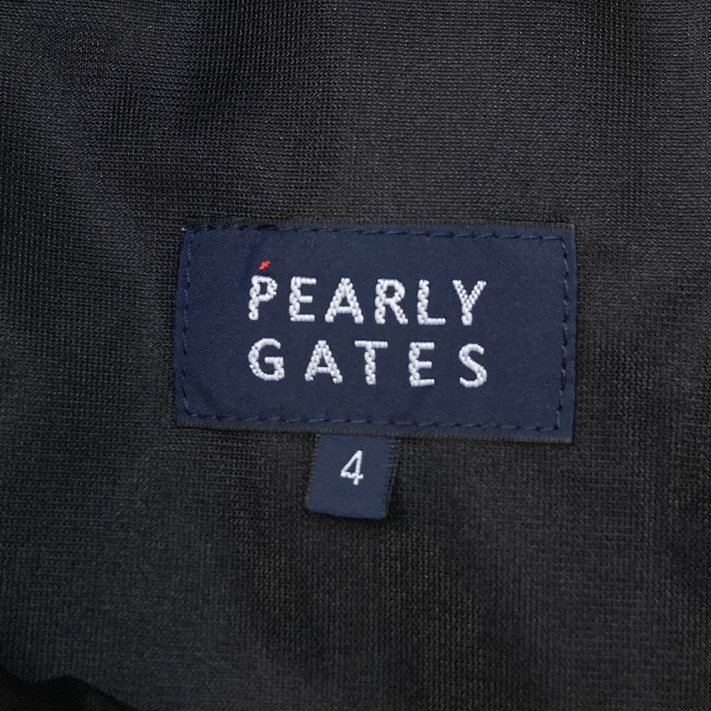 サイズ：4 PEARLY GATES パーリーゲイツ  ロングパンツ  ブラック系 [240101470015] ゴルフウェア メンズ ストスト サイズ：4 PEARLY GATES パーリーゲイツ ロングパンツ ブラック