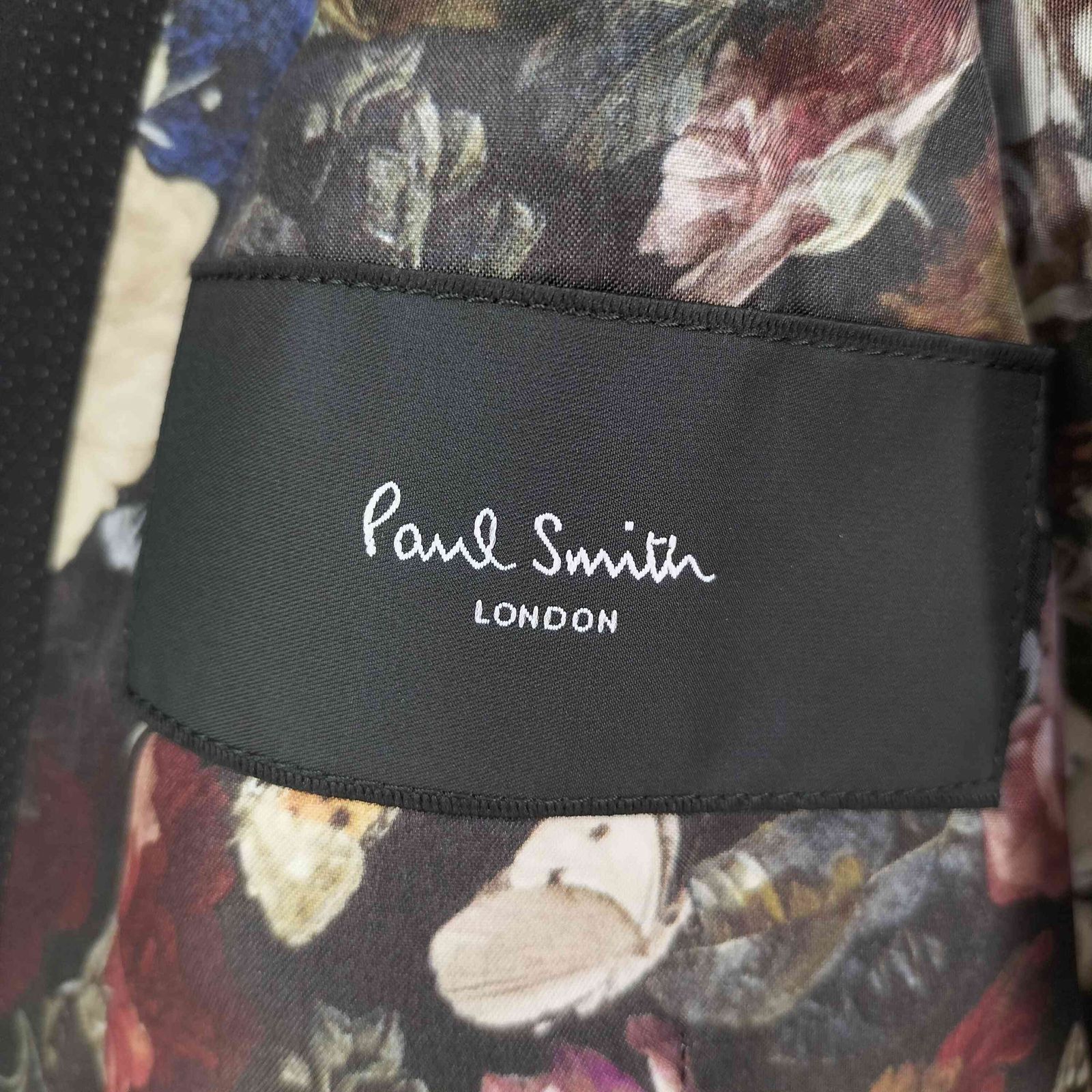 ポールスミスロンドン Paul Smith LONDON 裏地花柄 ストライプ 