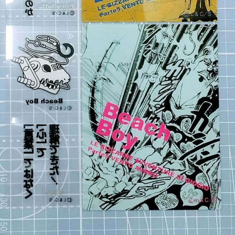 ジョジョの奇妙な冒険5部　リアルペイントシート シール カード ジョジョ リアルペイントシート 5部 ドッピオ ディアボロ