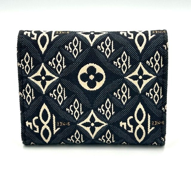 ルイヴィトン ジャガード ポルトフォイユ・ヴィクトリーヌ 三つ折り  