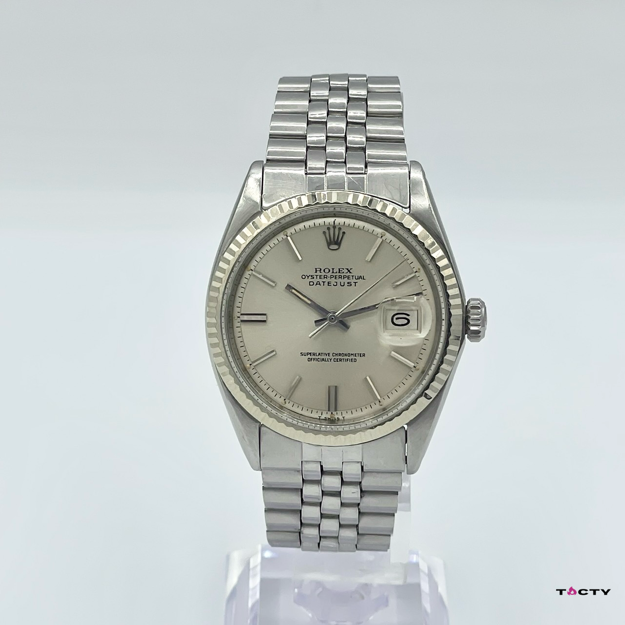 中古】ROLEX純正 デイトジャスト 希少「SINGER」「センター寄り」文字盤◇P7 - メルカリ