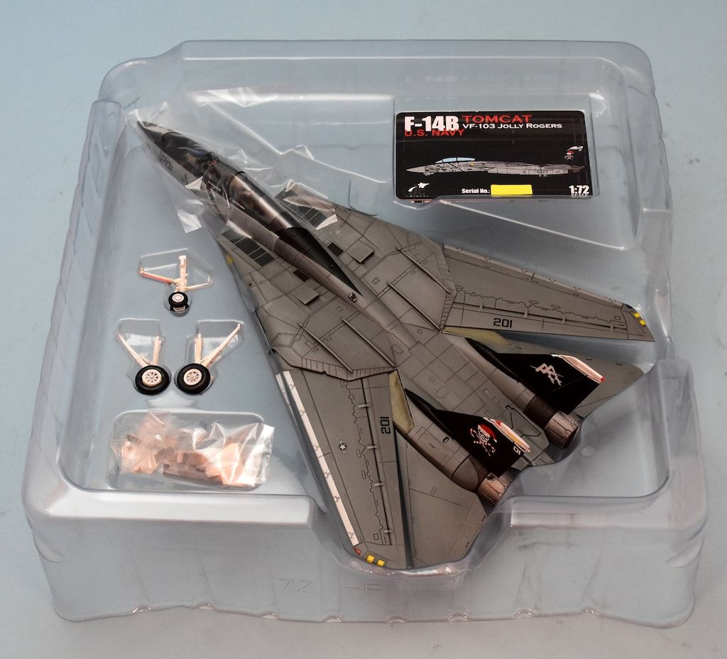 ガリバー 1 72 F-14 B VF-103 ジョリーロジャース 塗装 USS エンタープライズ 1996