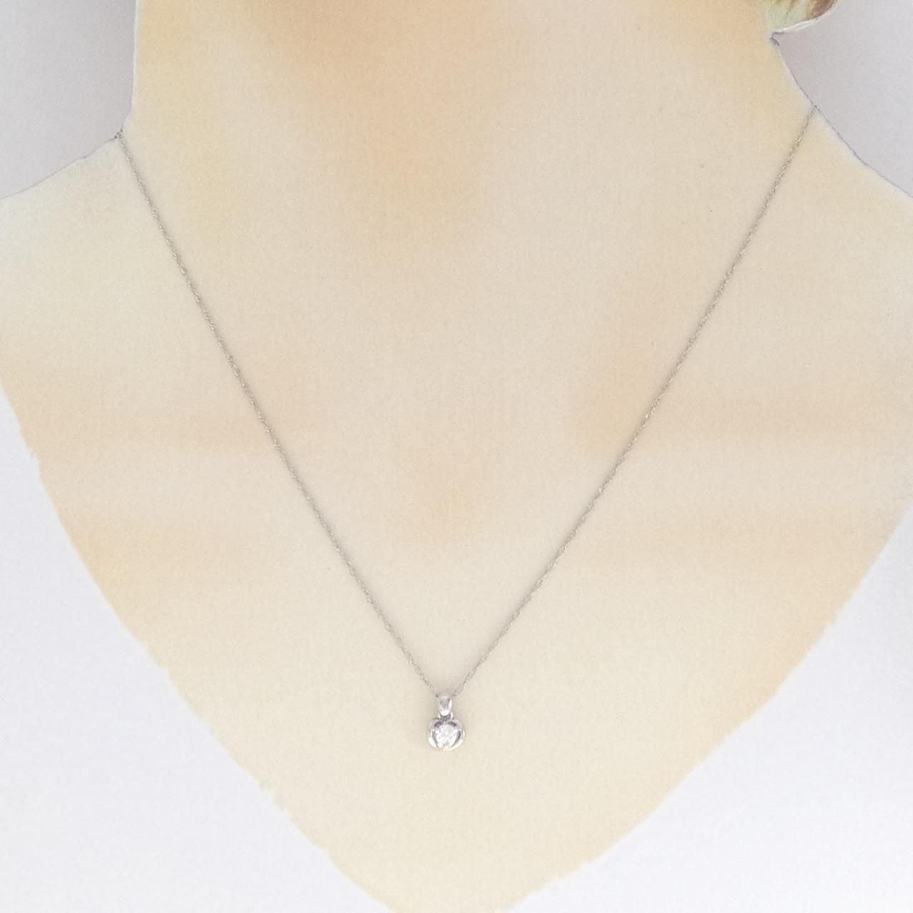 PT850 ダイヤモンド ネックレス 0.12CT - メルカリ