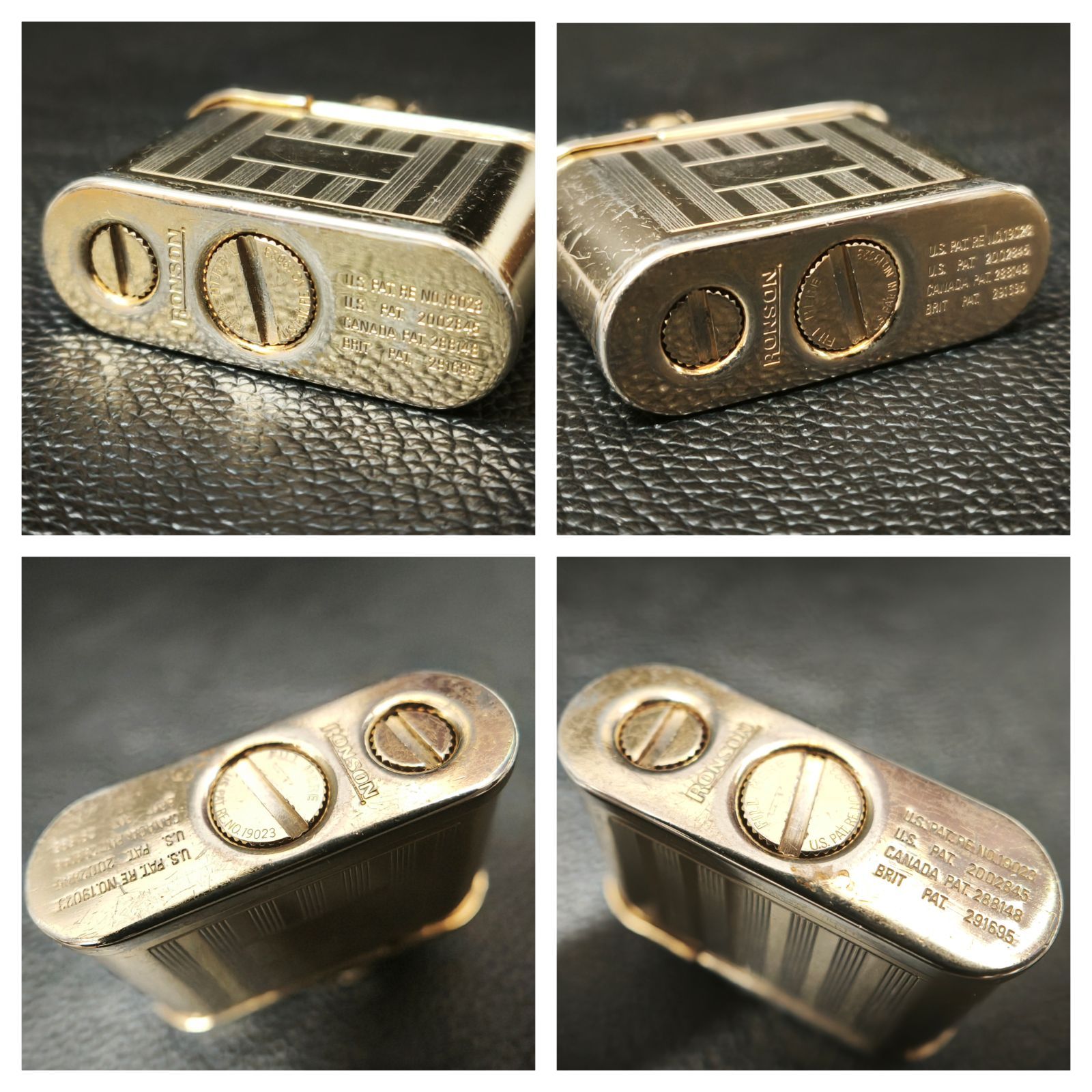 RONSON WHIRLWIND ロンソン ワールウィンド オイルライター シルバーカラー