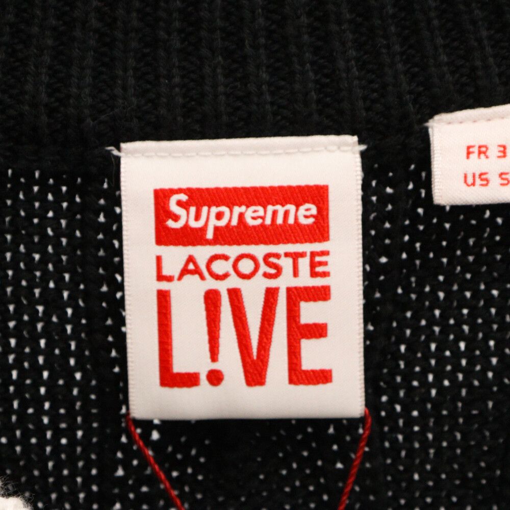 SUPREME (シュプリーム) 17SS ×LACOSTE Tennis Sweater ×ラコステ V