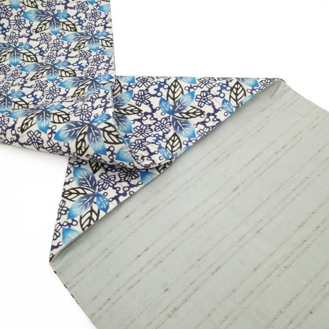 きものヱビス ■ 本場琉球びんがた 城間栄順 作 縮緬地名古屋帯 Amazon | 本紅型 名古屋帯 城間栄順 城間びんがた工房 仕立て