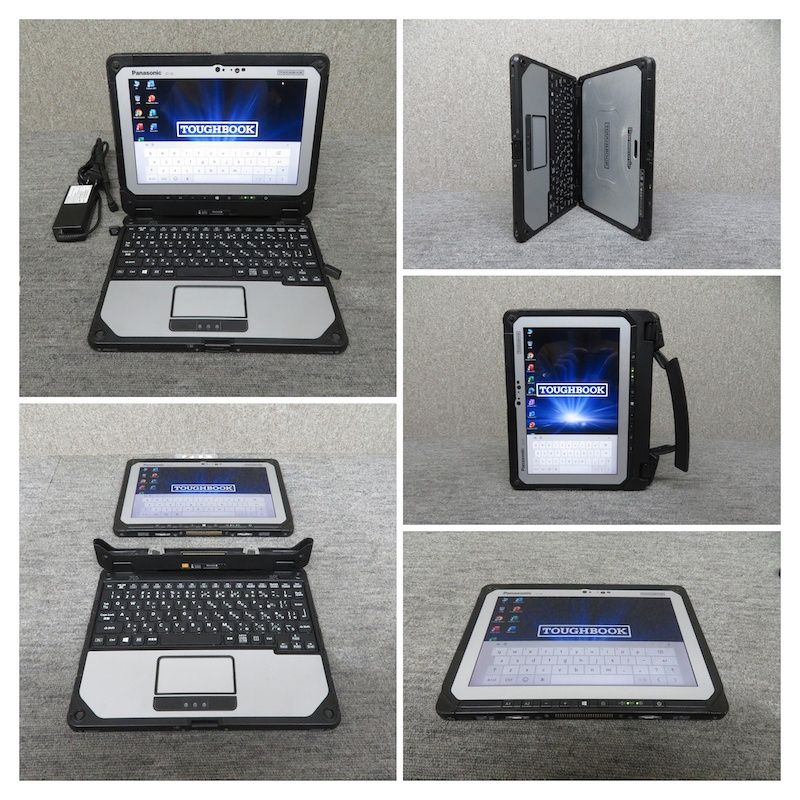 【sim・タッチペン付・業務用】◆Panasonic TOUGHBOOK CF-20/ 10.1型◆Core i5-7Y57/高速128GB SSD/メモリ4GB◆Windows 10 Pro/サービス microsoft Office 2021付◆到着後すぐに使える ACアダプター付き 業務用・sim・タッチペン付】Panasonic TOUGHBOOK CF-20/ 10.1型