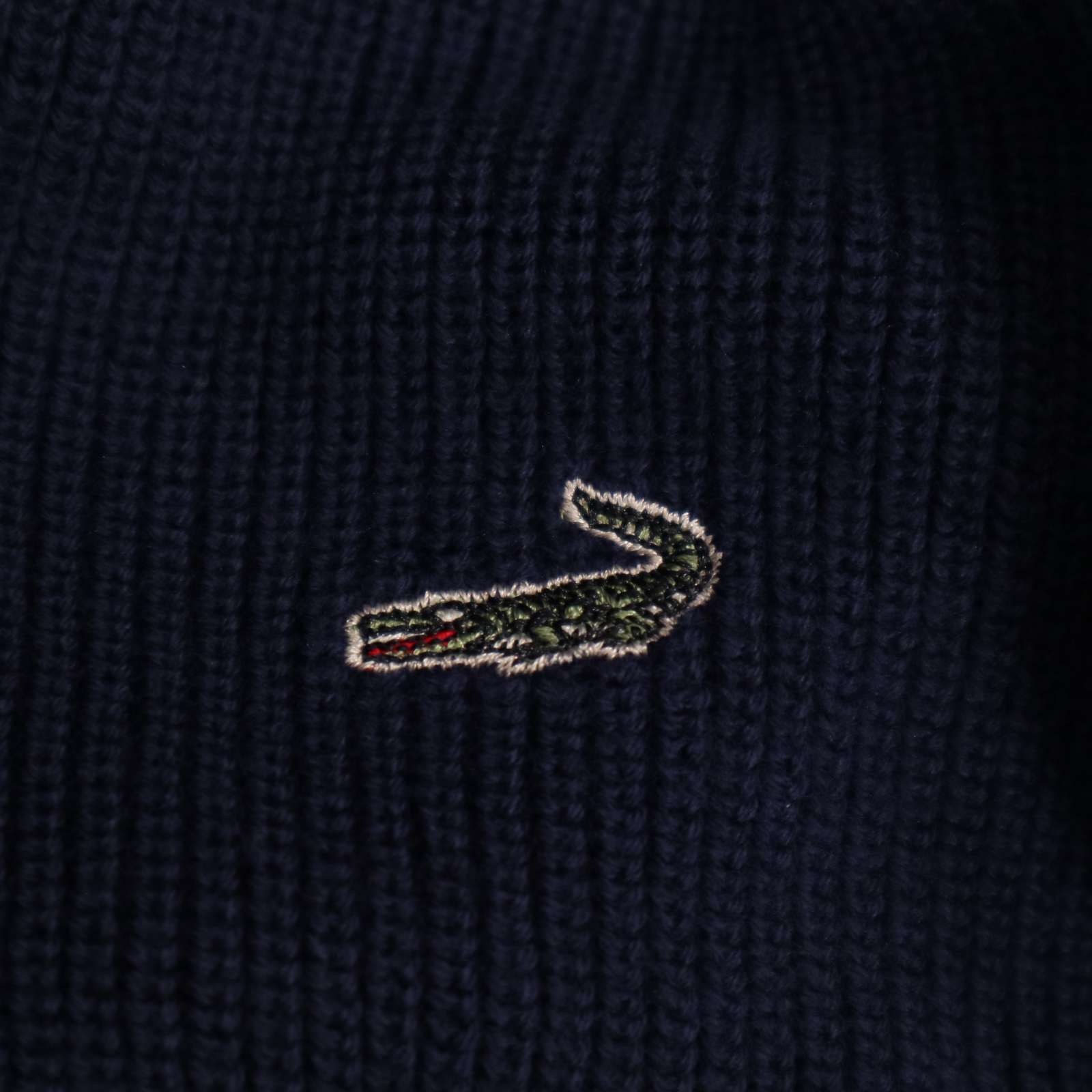 新品 未使用】 CROCODILE クロコダイル 秋冬 ワニ ロゴ刺繍 