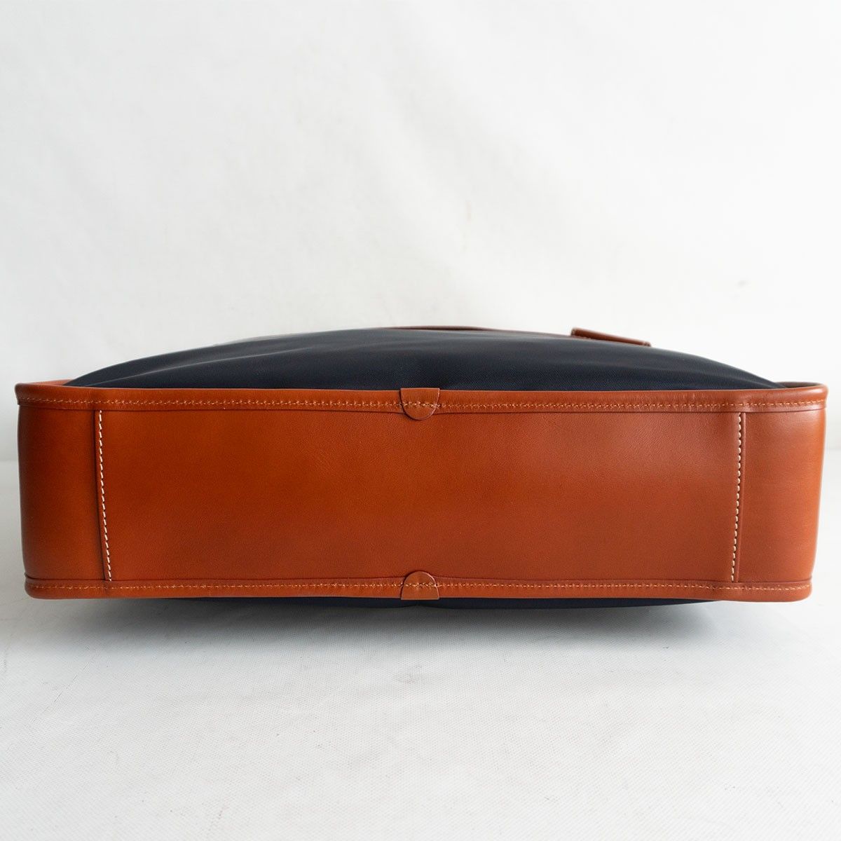 極美品】FELISI 【8637/2 DS ブリーフケース】 ネイビー×ブラウン