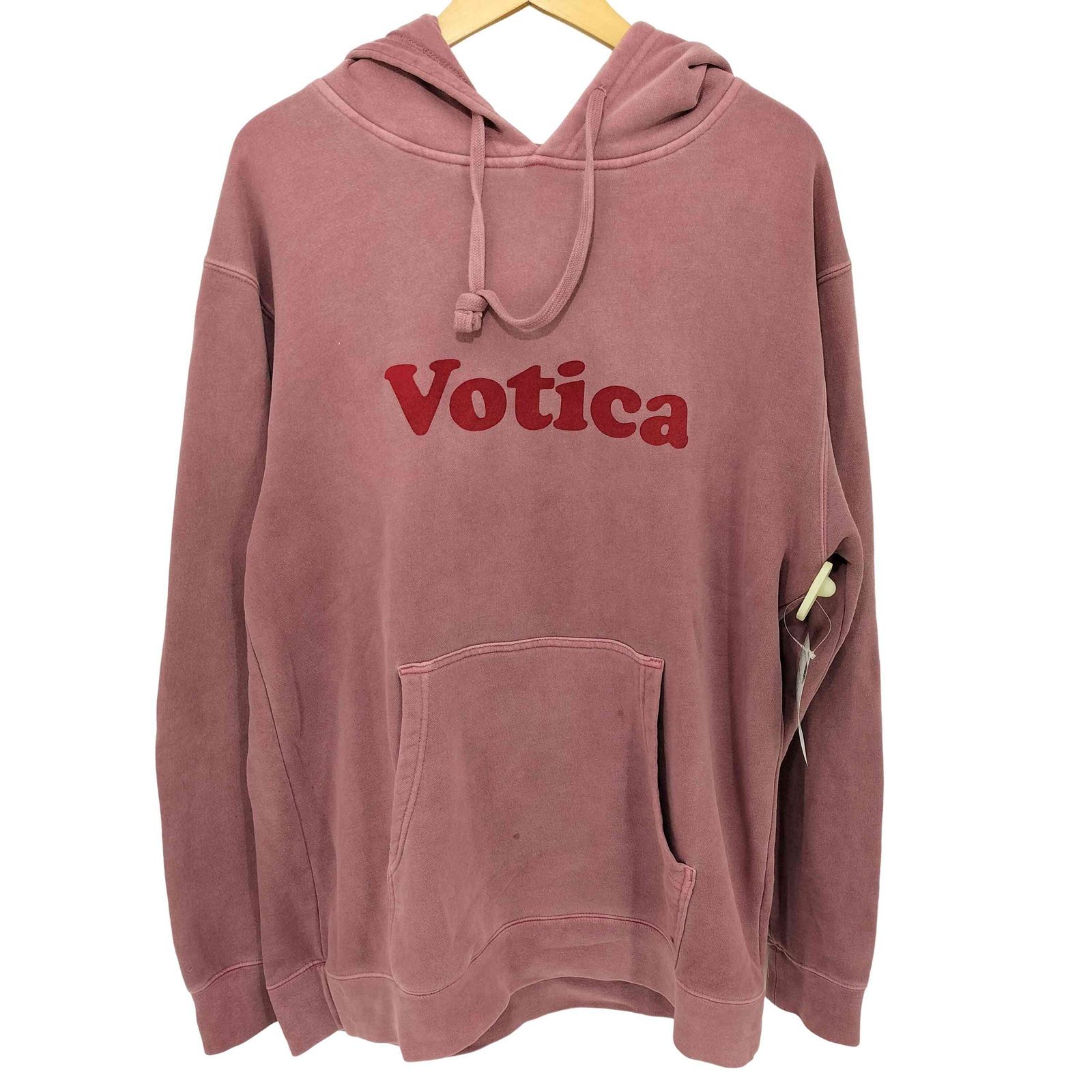 ユーズドフルギ USED古着 ロゴプリント L/S プルオーバーパーカー 