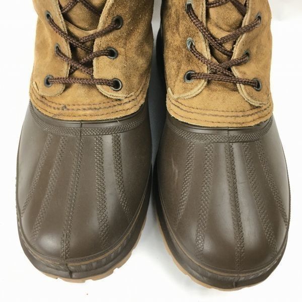 SOREL/ソレル size7 25.0程度 Vintage カナダ製 本革スノーブーツ