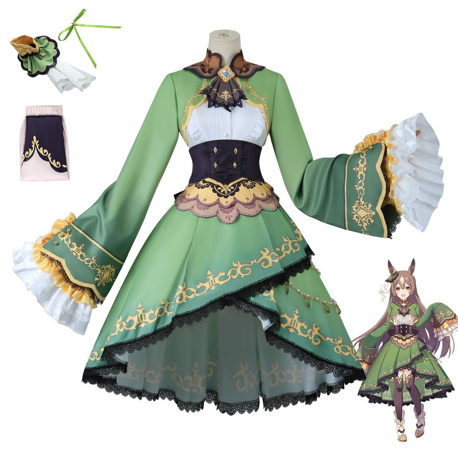 サトノダイヤモンド　コスプレ(メンズ) Amazon.co.jp: [KANKUXS] フルセット 衣装 66 サトノ