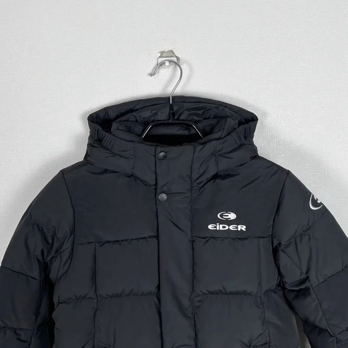 アイダー|グース ダウン ロング ブルゾン 黒 120 6 7 |ラデン