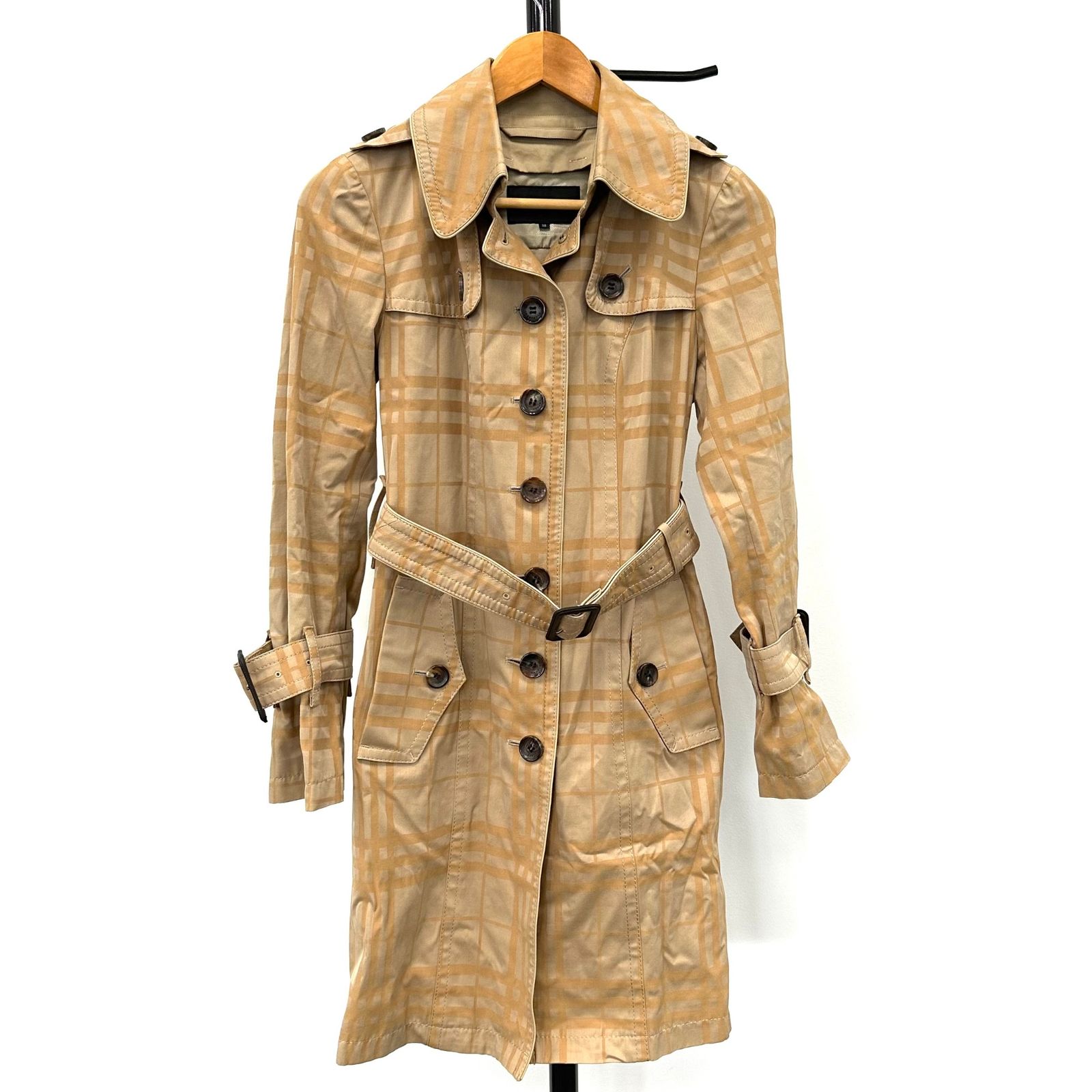 美品】Burberry 深め トレンチコート 美品】Burberry 深め トレンチコート