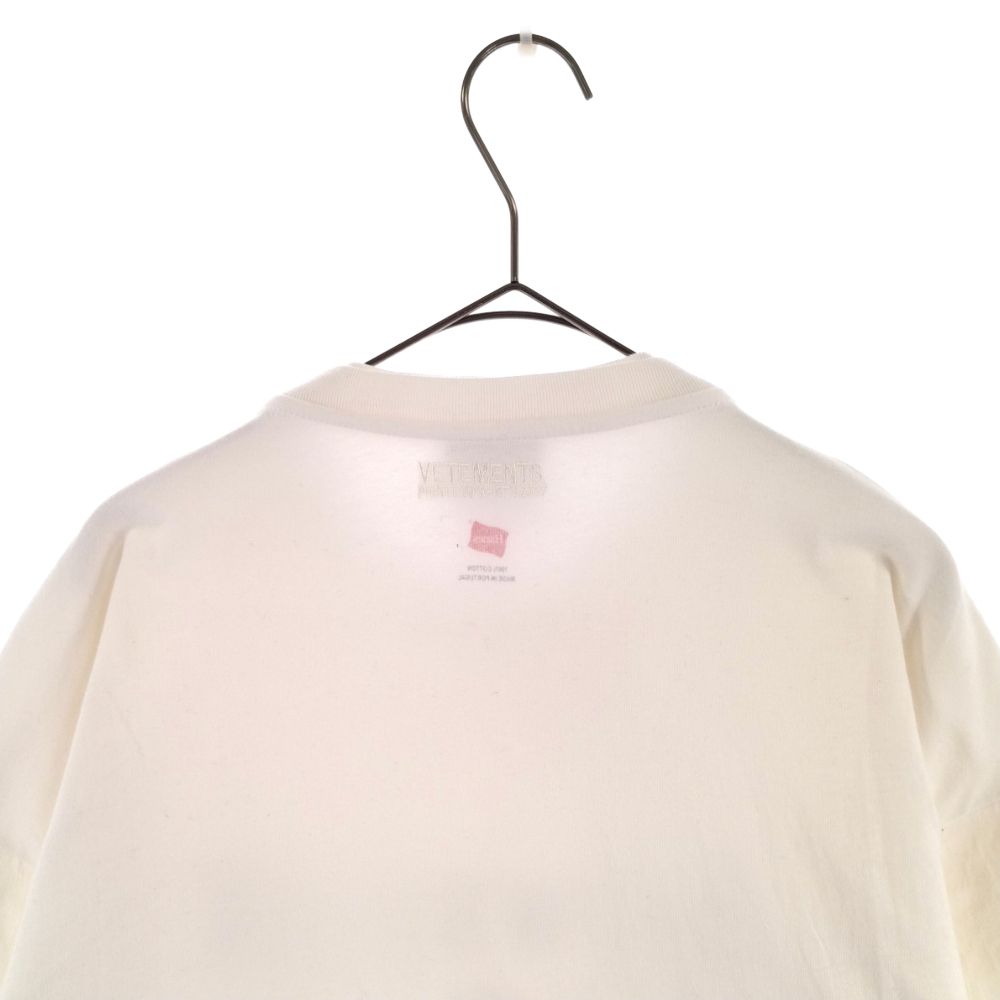VETEMENTS (ヴェトモン) 17SS×Hanes Oversized Double-Layer Tee 