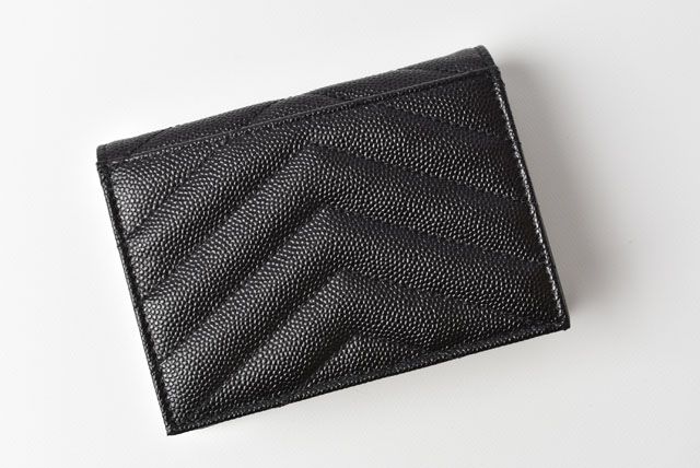 未使用サンローランパリ ミニ財布/カードケース530841 ブラック