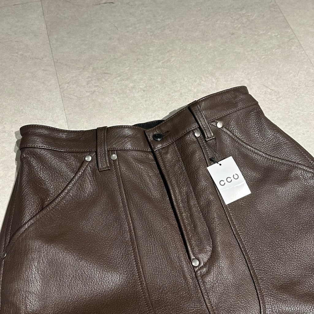 CCU ゴートレザー ショートパンツ WORK SHORTS