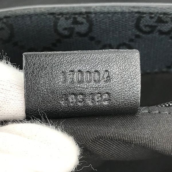 美品 グッチ 170004 アビー ショルダーバッグ ワンショルダー ブラック 
