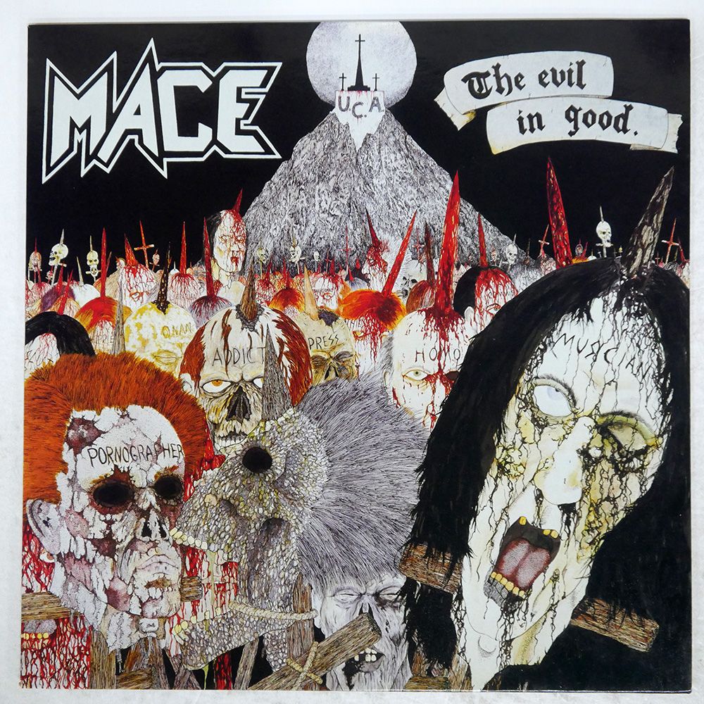 MACE　レコード　Black Dragon Records盤 フランス盤 MACE/THE EVIL IN GOOD/BLACK DRAGON BD023 LP