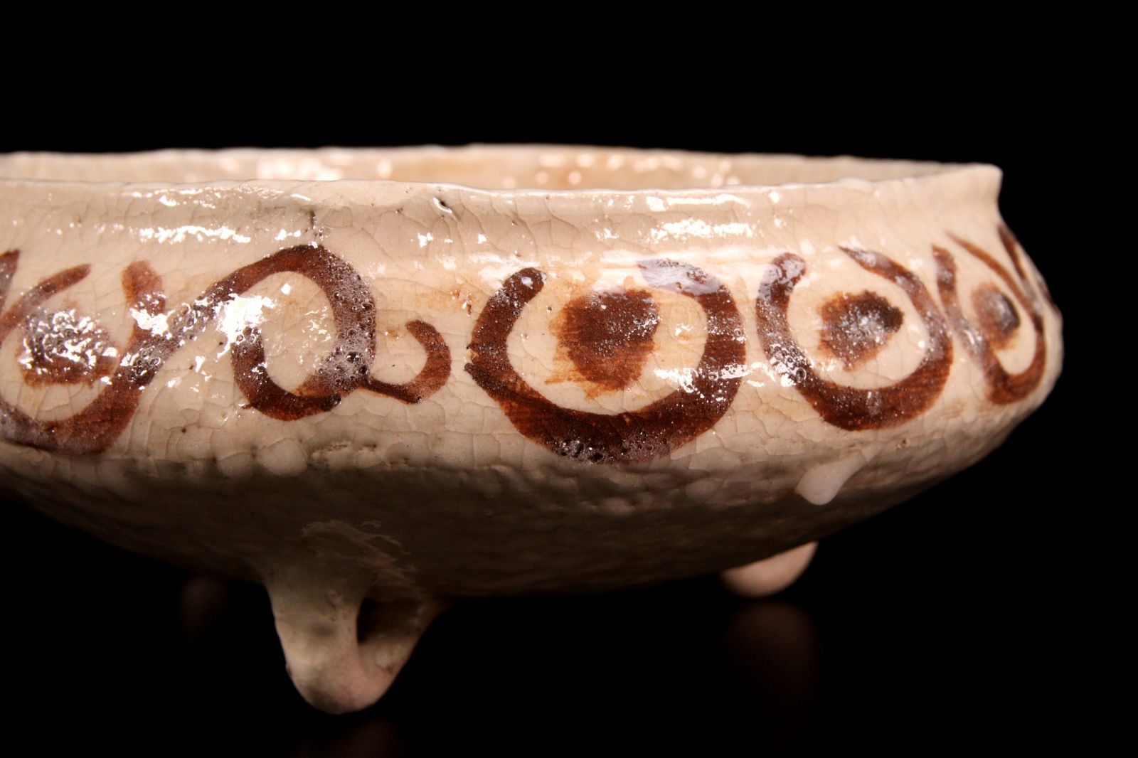 北大路魯山人 志野向付 5客 17cm 菊田清年識箱 唐物 骨董 古美術 楾