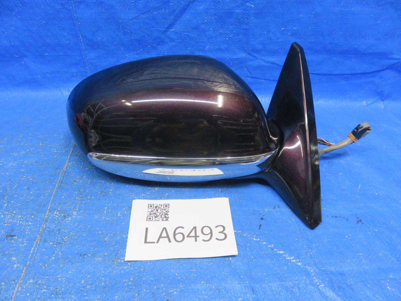 LA6493 トヨタ ソアラ UZZ40 前期 右 ドアミラー 運転席 サイドミラー 純正 3P6 ブラキッシュレッドマイカ 小傷
