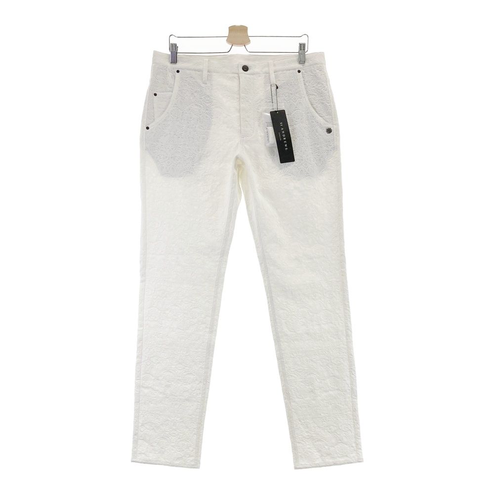 サイズ LL ST ANDREWS セントアンドリュース ストレッチパンツ レース 総柄 ホワイト系 240101534622 ゴルフウェア レディース ストスト