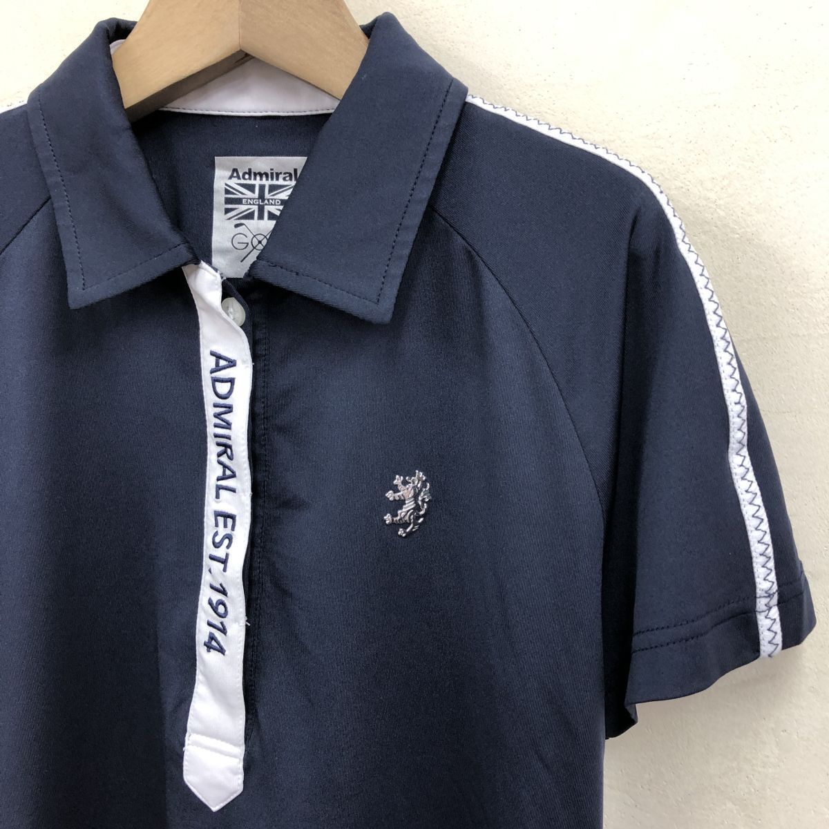1H1046-J◇Admiral Golf アドミラルゴルフ 半袖ポロシャツ