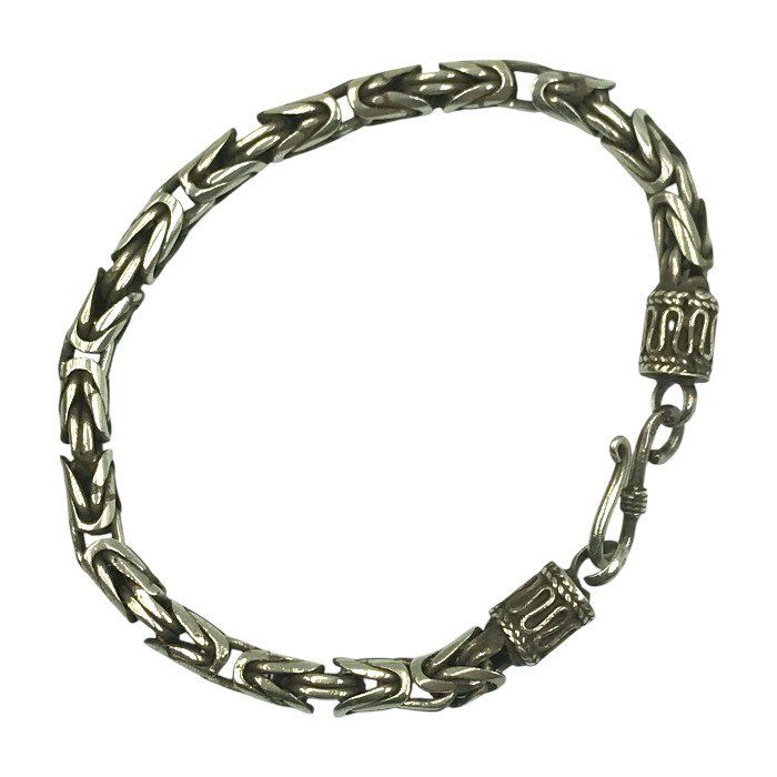 ルイス ビザンチン チェーン シルバー925 ブレスレット シルバーアクセ シルバー 925 ビザンチンチェーン ブレスレット メンズ バリ