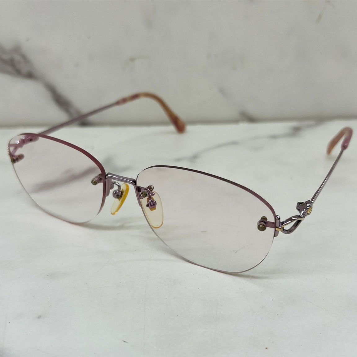 GIVENCHY ジバンシー メガネ E544 55□15-130 12KGF 度入り