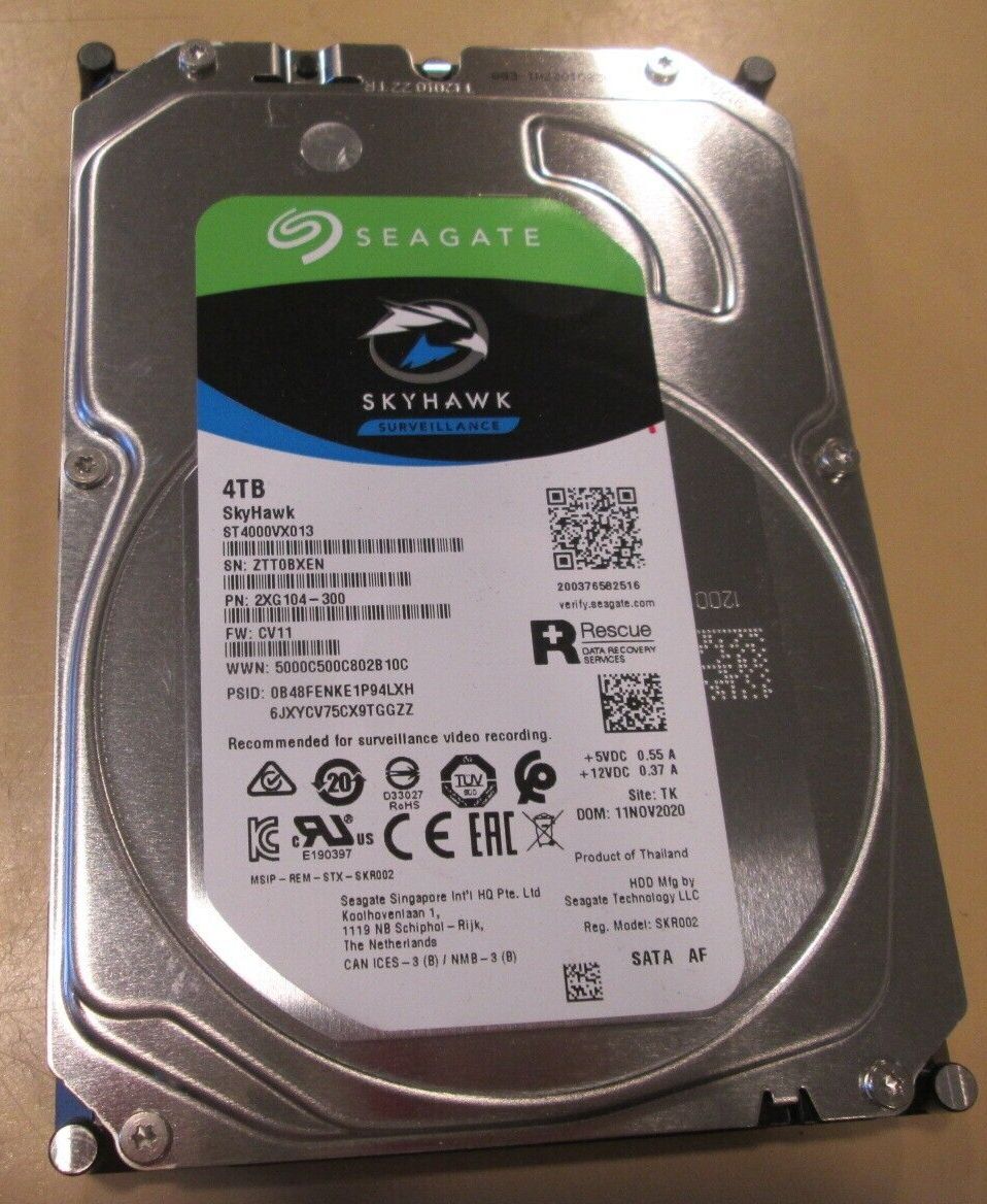 Seagate 4TB、内蔵 (ST4000VX013) デスクトップ ハードディスク ドライブ