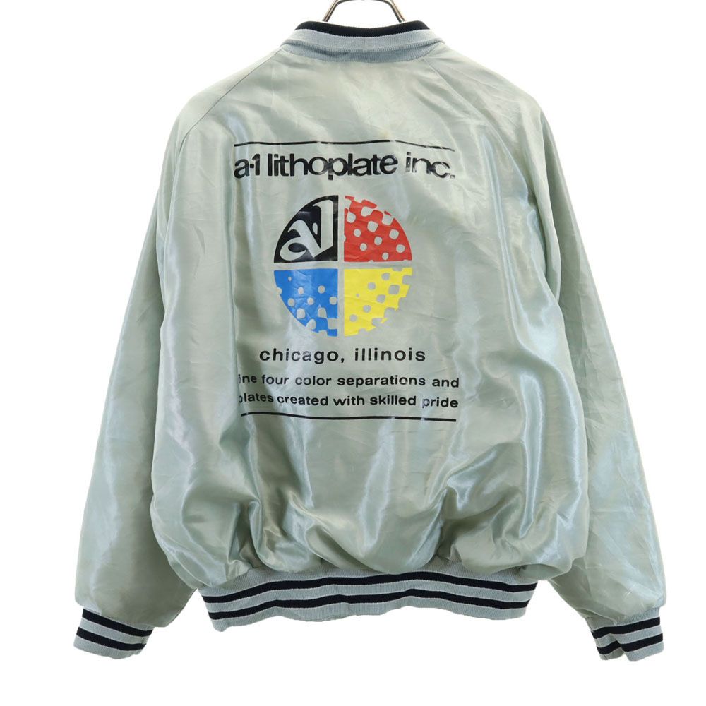 ヒルトン 80s 90s USA製 オールド ナイロンジャケット L グレー Hilton 