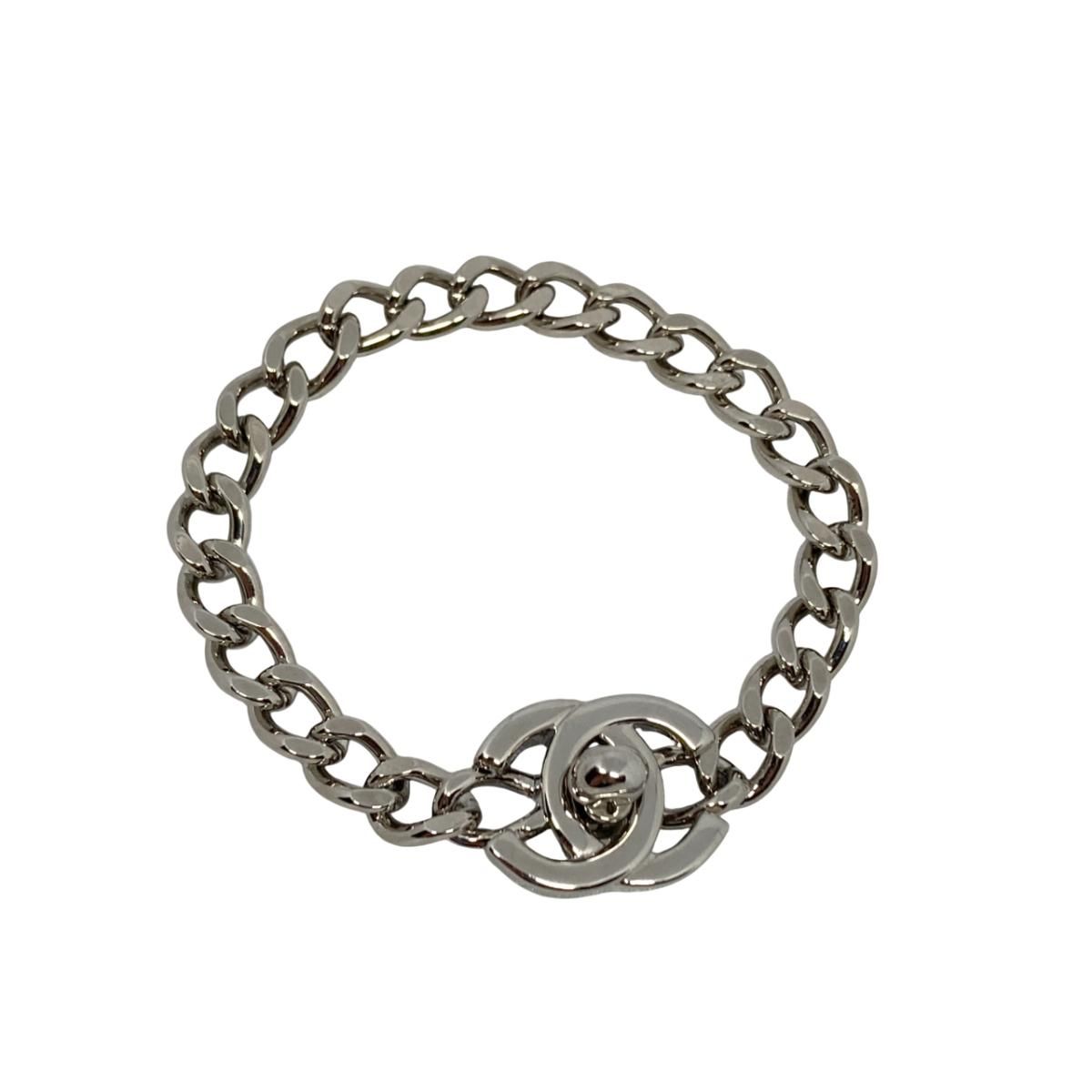 【スタイリッシュ！】CHANEL ターンロック CCマーク バングル CHANEL シャネル ココマーク ターンロック ラインストーン