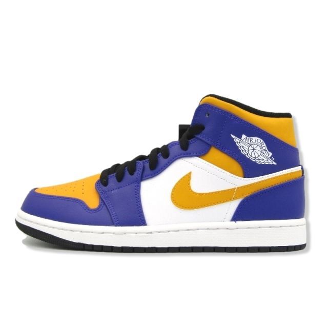 未使用 NIKE ナイキ 26cm AIR JORDAN 1 MID DQ8426-517 LAKERS エア