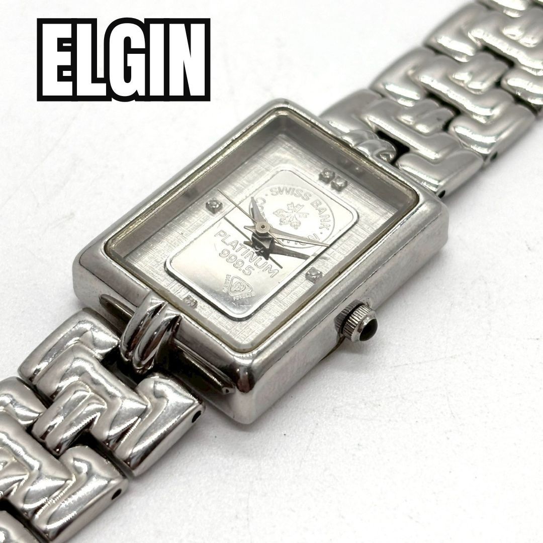 本物の価値を手元に✨】 ELGIN エンジル 腕時計 プラチナ PT