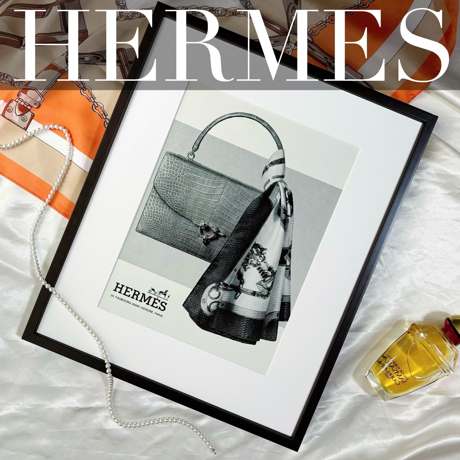 1961 広告＞HERMES エルメス ポスター ヴィンテージ アート