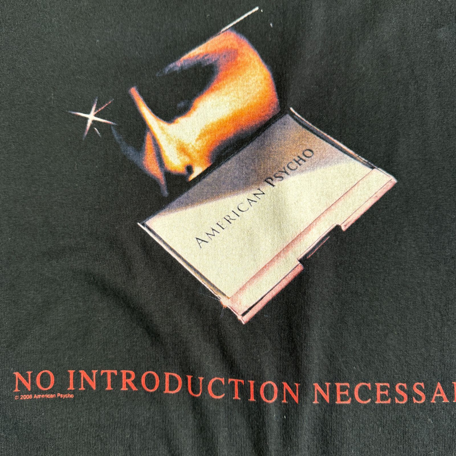 00s American Psycho NO INTRODUCTION NECESSARY プロモーション T 