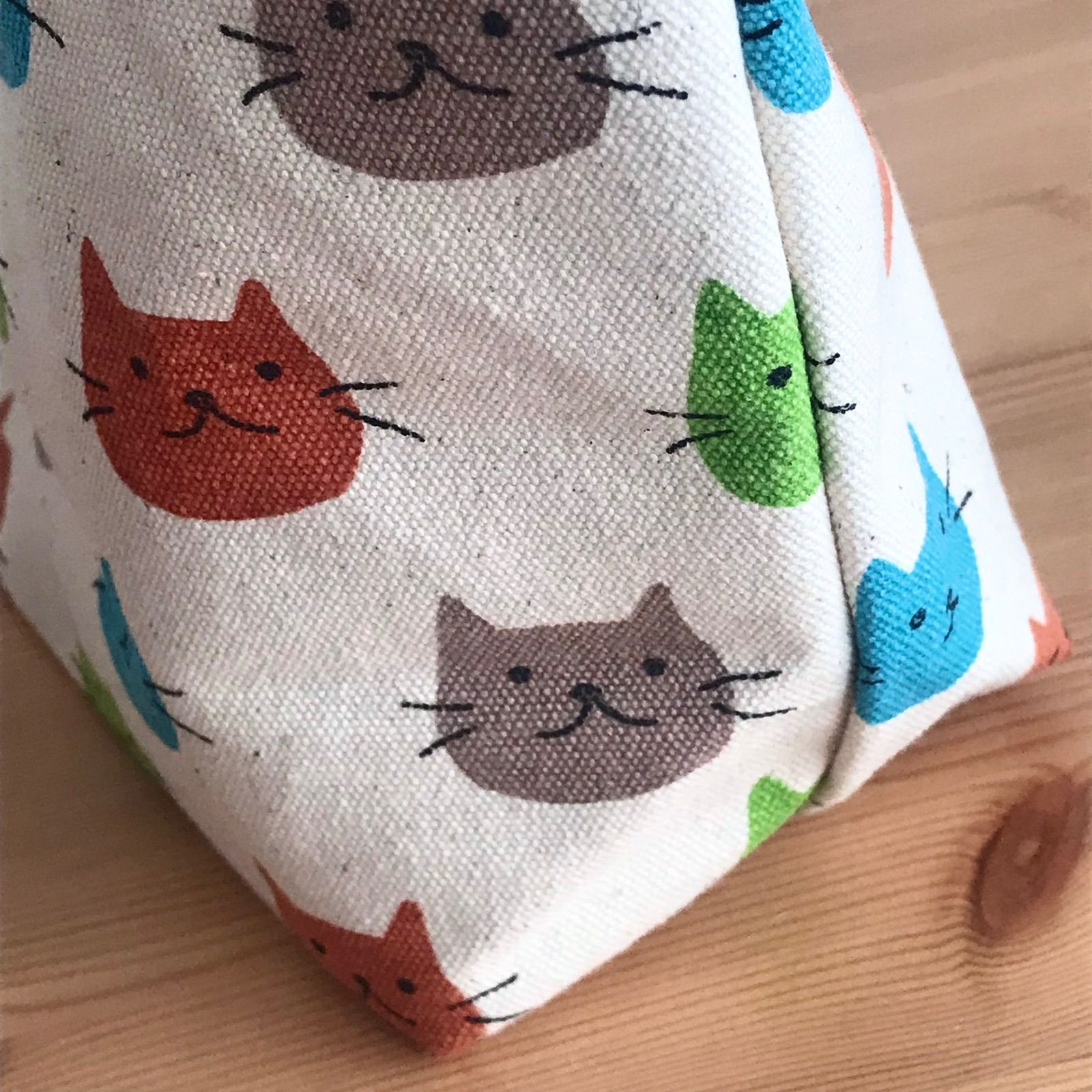 ★新品カオニャンミニトート　オレンジ系-2