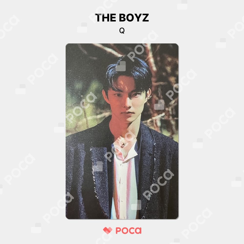 THE BOYZ キュー Q トレカ maverick 他 The Boyz 3rd Single Album Maverick Official Photocard Poster