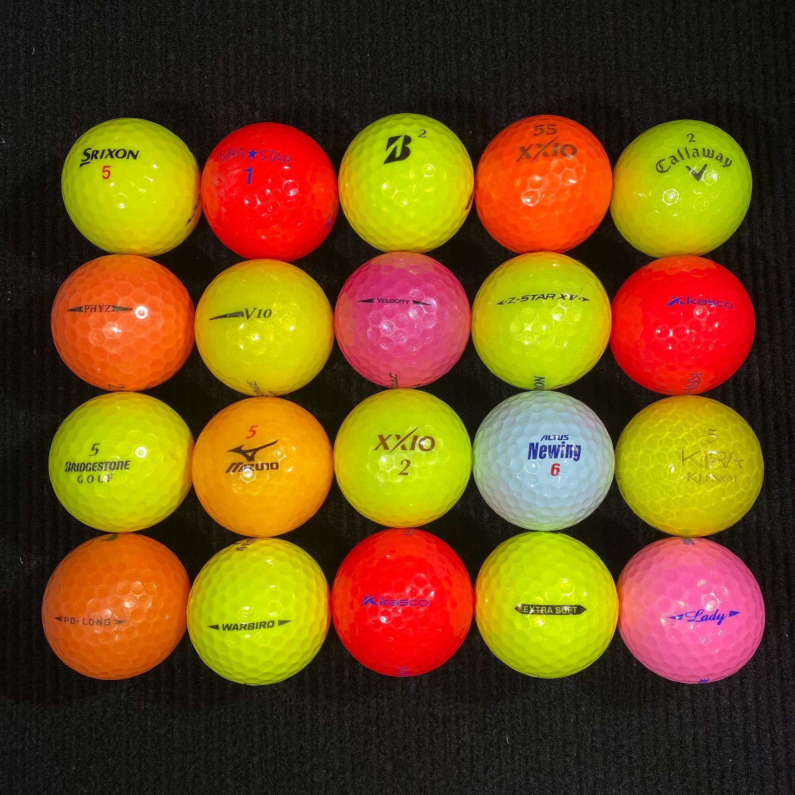ロストボール 人気ブランド カラーボール 20球セット ゴルフボール【美品】 - メルカリ