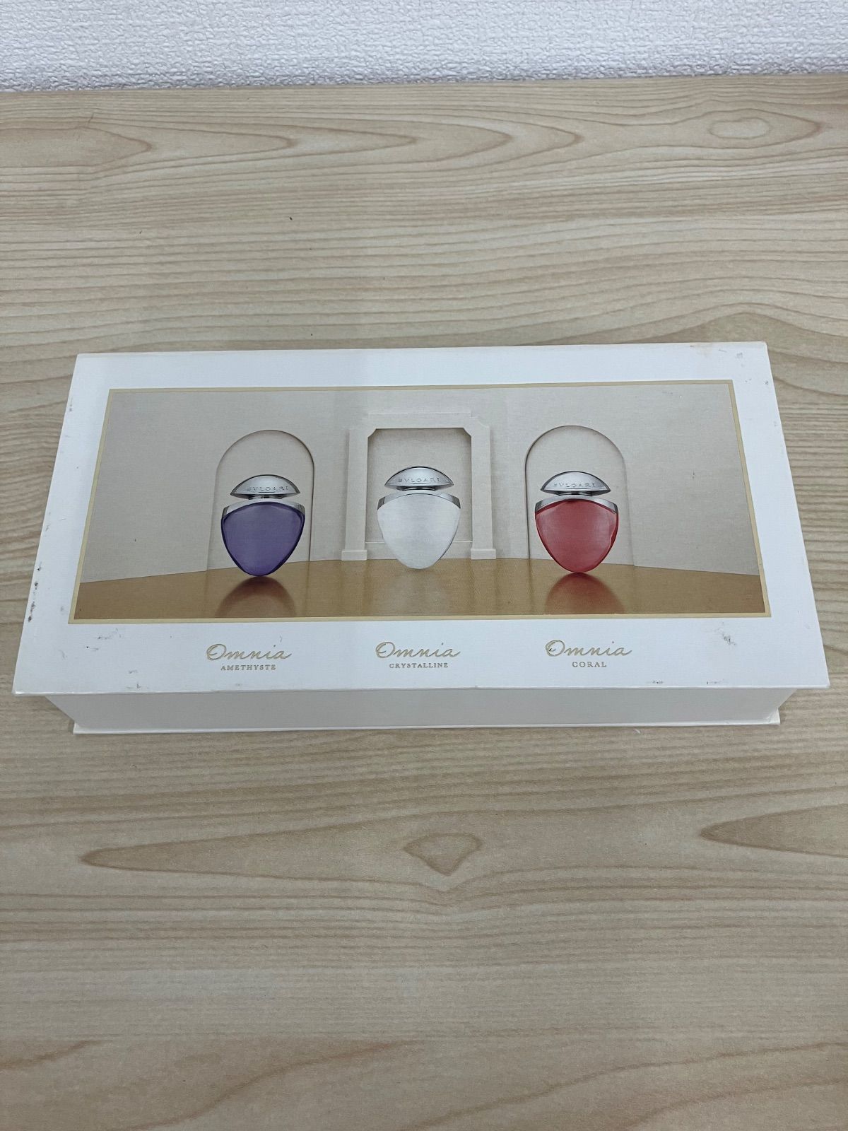 【未使用】ブルガリ オムニア 3本コレクション 15ml×3 ブルガリ オムニア ギフトコレクション 15ml×3 （クリスタリン＋