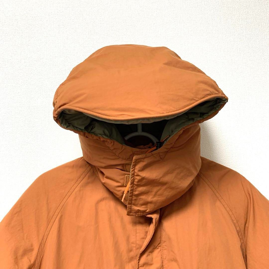 極美品】モンベル mont-bell ダウンジャケット S メンズ オレンジ