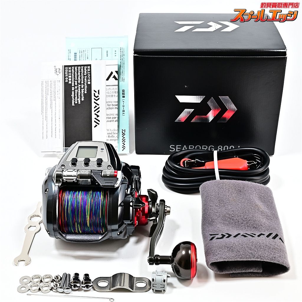 ダイワ 17シーボーグ 800J 使用距離3.3km 使用13時間 DAIWA SEABORG m42311