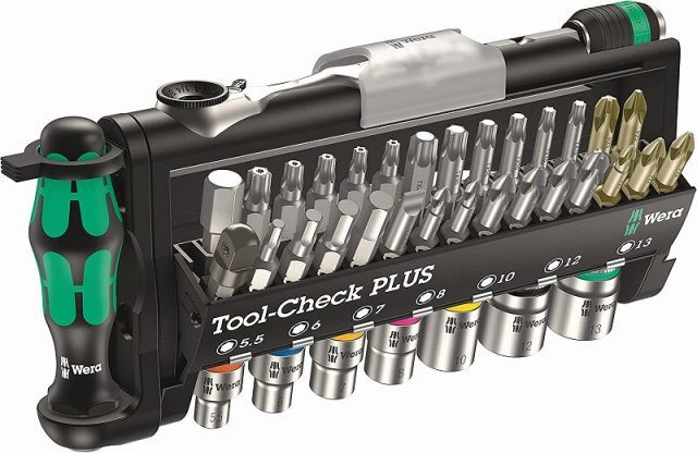 数量 価格 WeraラチェットドライバーセットTOOL CHECK PLUSツールチェックプラス 056490