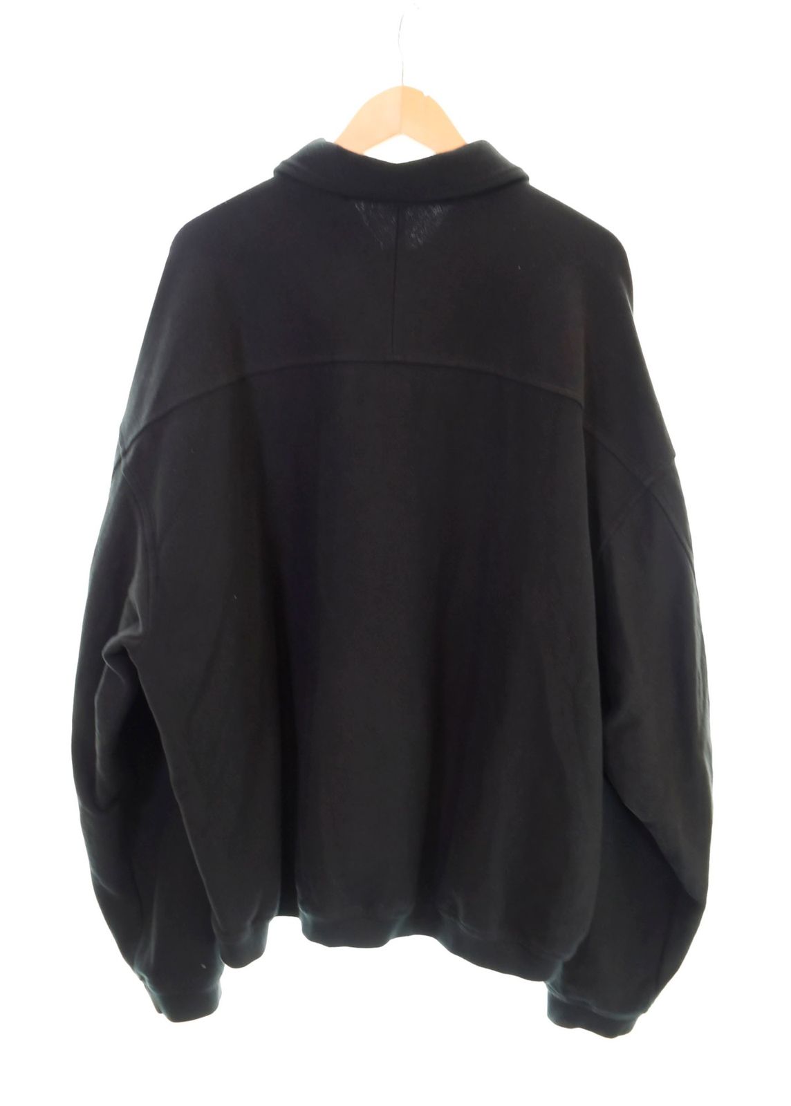 alexanderwang アレキサンダーワング ロゴが膨らんだオーバーサイズのポロトップ BLACK - alexanderwang®  アレキサンダーワング JP