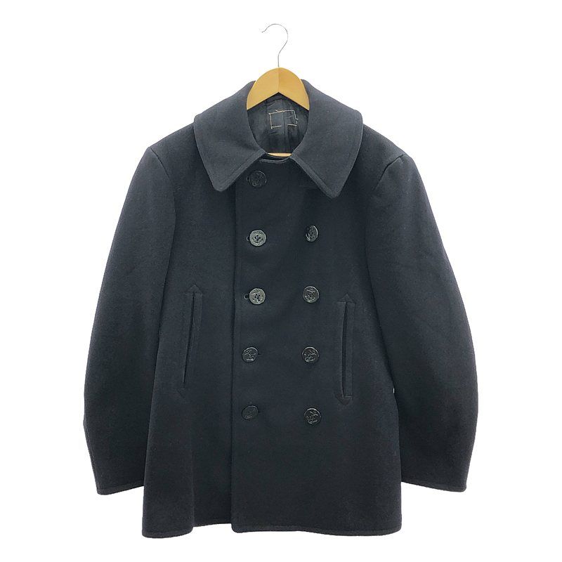 VINTAGE / ヴィンテージ古着 | 推定1940s～ U.S.NAVY ウール ステンシル Pコート | ダークネイビー | メンズ