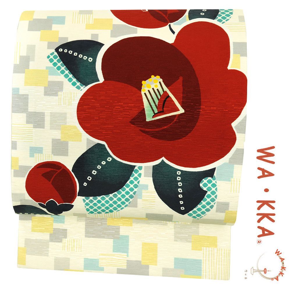 ワッカ wakka 京袋帯 鳥 萩 - 着物