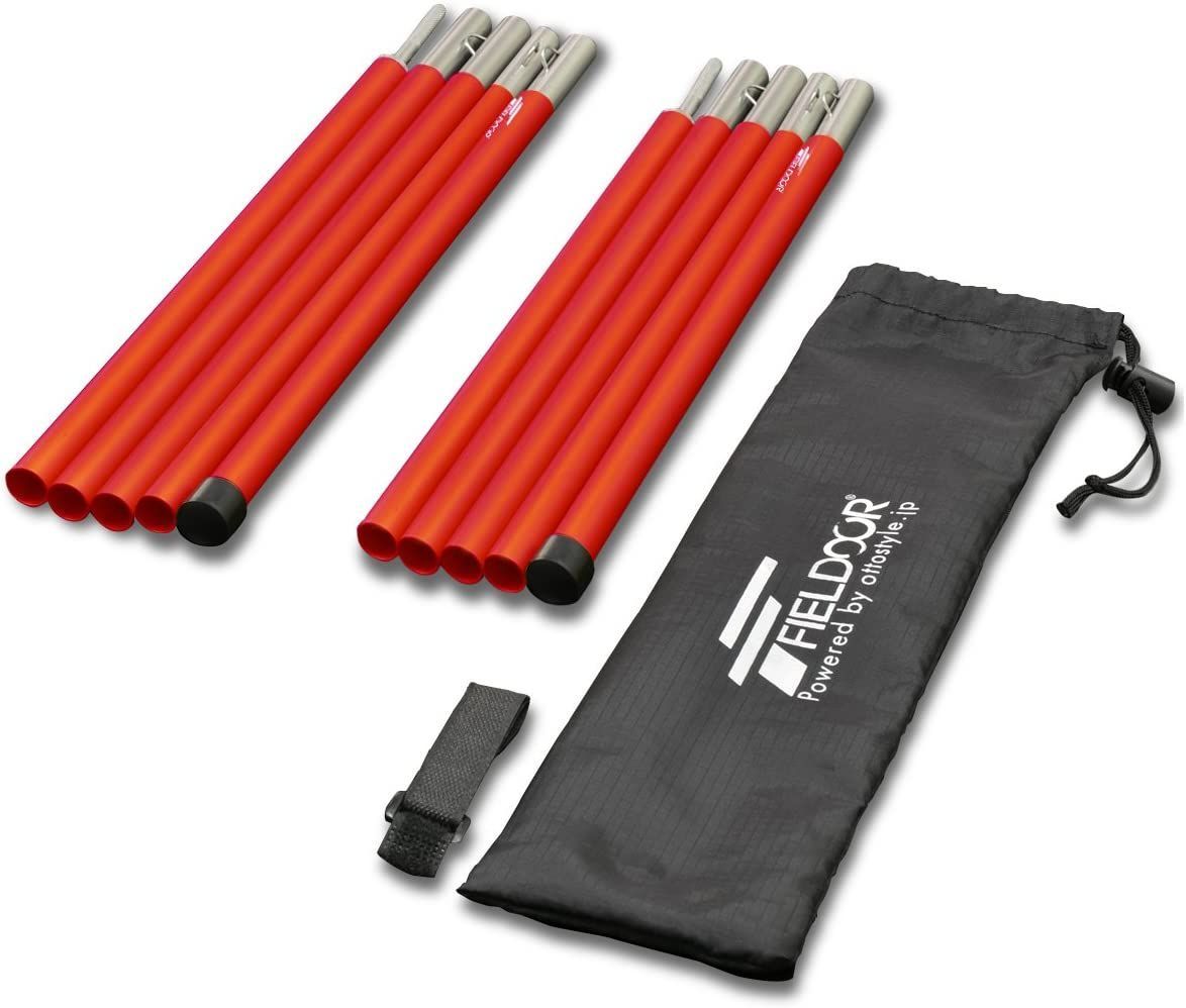 驚きの値段で 新品、未使用 FIELDOOR アルミテントポール 2セット入り ...